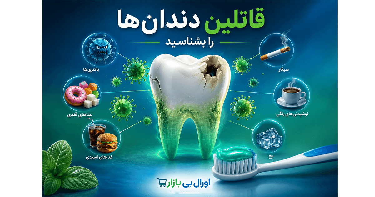 قاتلین دندانها را بشناسید؛ ۱۰ عامل پنهانی که سلامت دندانهای شما را تهدید میکنند