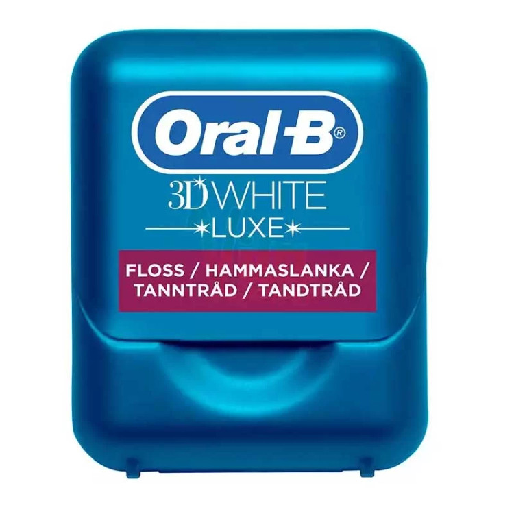نخ دندان اورال بی 3D White Luxe سفیدکننده | 35 متری