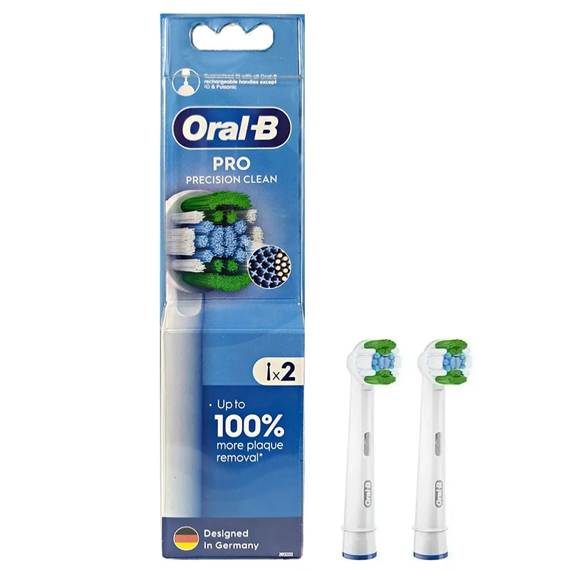 سری یدک مسواک برقی اورال بی مدل Precision Clean | بسته 2 عددی 