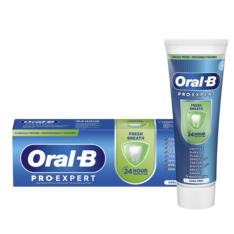 خمیردندان اورال بی مدل Fresh Breath | حجم ۷۵ میل
